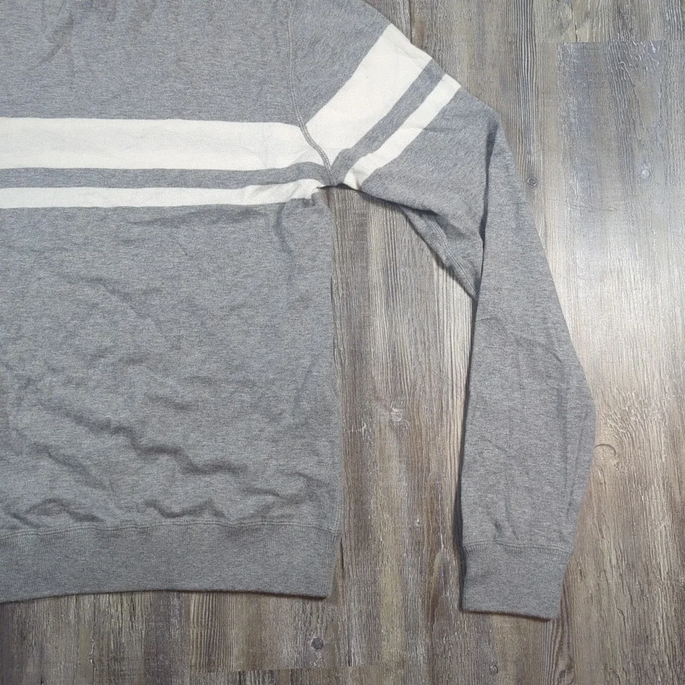 FootJoy x Todd Snyder Sweater Men's Small Grey White Striped Cashmere Blend